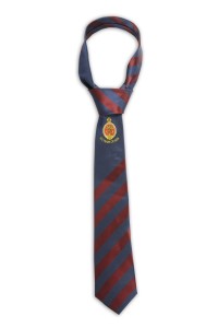 TI168 made striped tie embroidered logo tie tie manufacturer